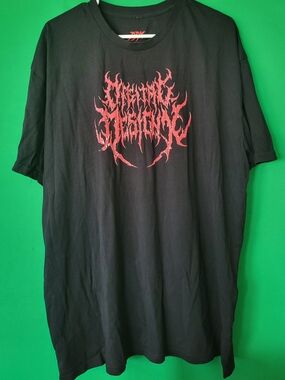 Black SS Graphic Tee DDX Undead Oni T-shirt Defeated Sanity Logo Sz 2x 2XL XXL